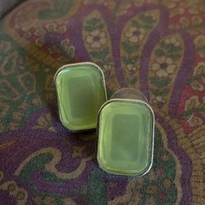 Lauren Ralph Lauren Yellow Jade like Earrings